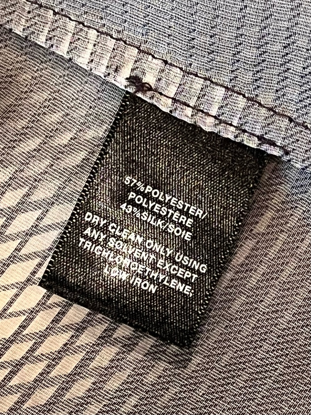 Lafayette 148 New York Sheer Black & Tan Striped Lightweight Silk Shirt-Jacket - Picture 7 of 12